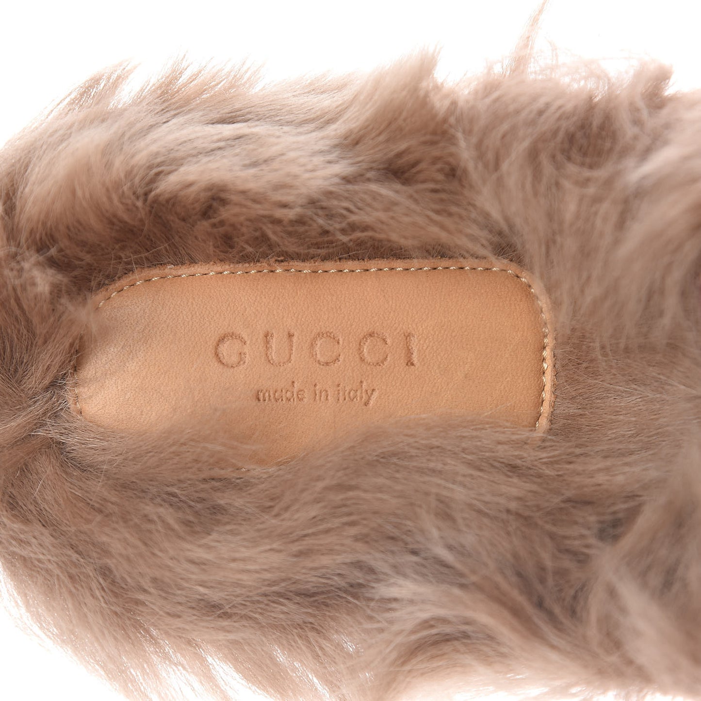 Betis Glamour Calfskin Fur Womens Princetown Slippers 39.5 Hibiscus Red Naturale