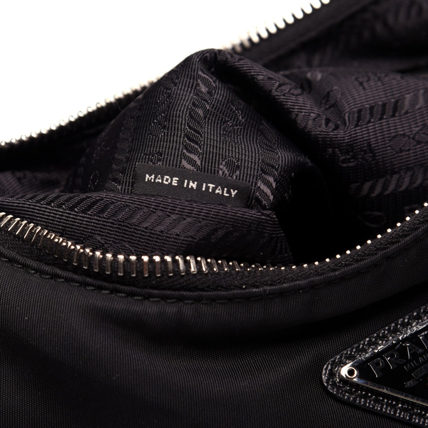 Tessuto Nylon Mini Re-Edition 2000 Bag Black