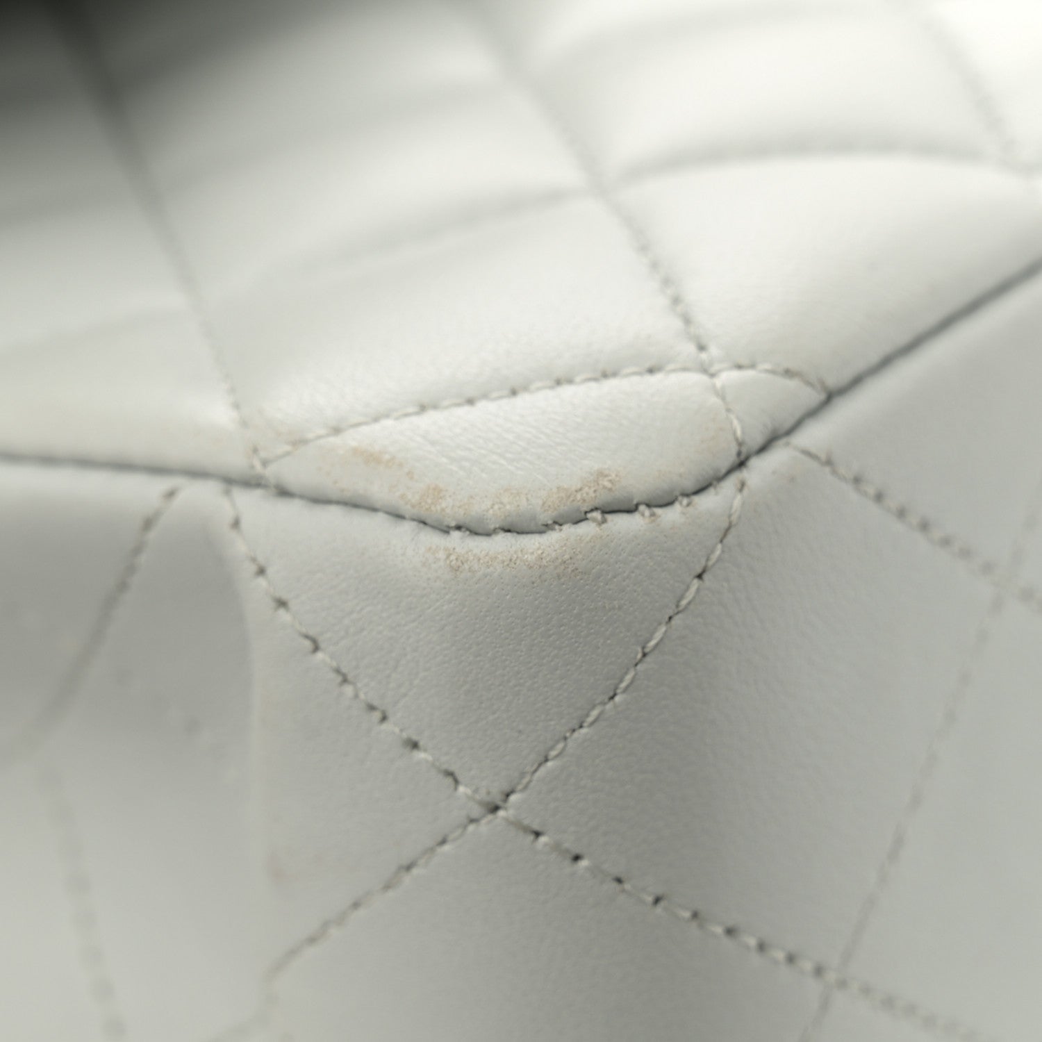 Chanel Lambskin Quilted Medium Double Flap Light Blue 14 of 14