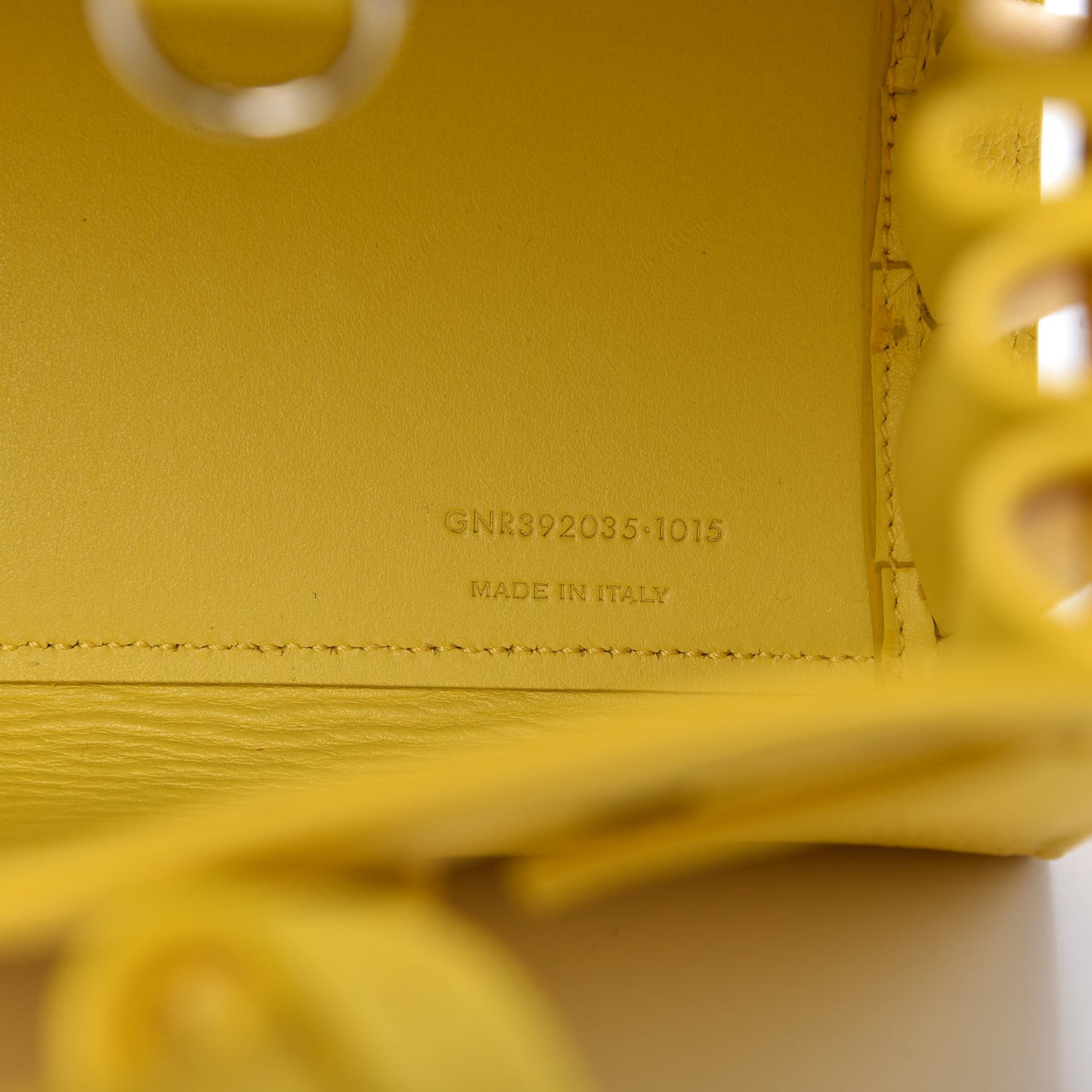 Grained Calfskin Nano Sac De Jour