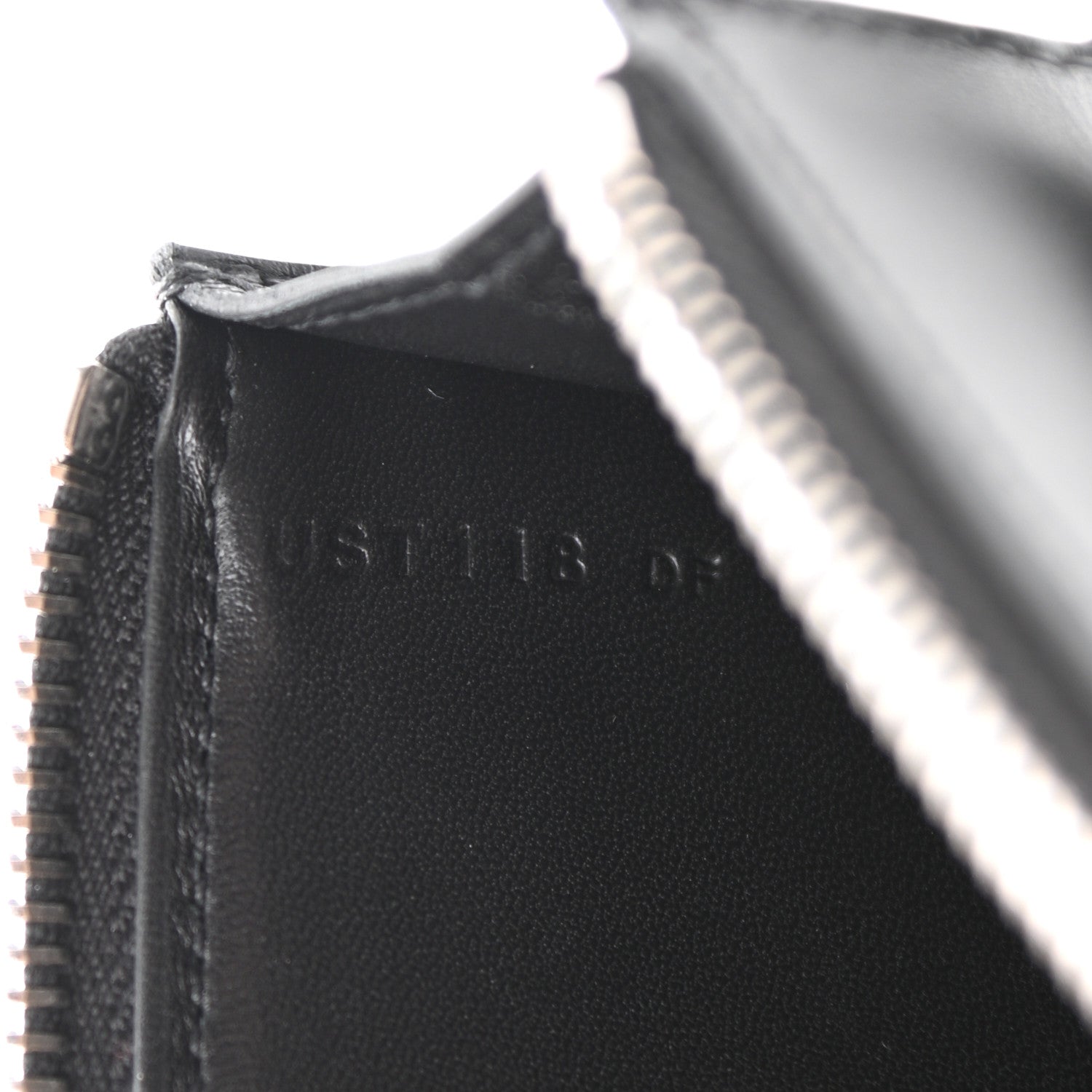 Hermes Tadelakt Kelly Cadena Clutch Black 7 of 11