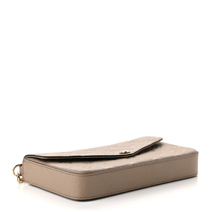 Louis Vuitton Empreinte Pochette Felicie Chain Wallet Tourterelle 4 of 8