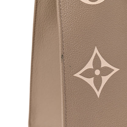 Louis Vuitton Empreinte Monogram Giant Onthego MM Tourterelle Creme 10 of 10