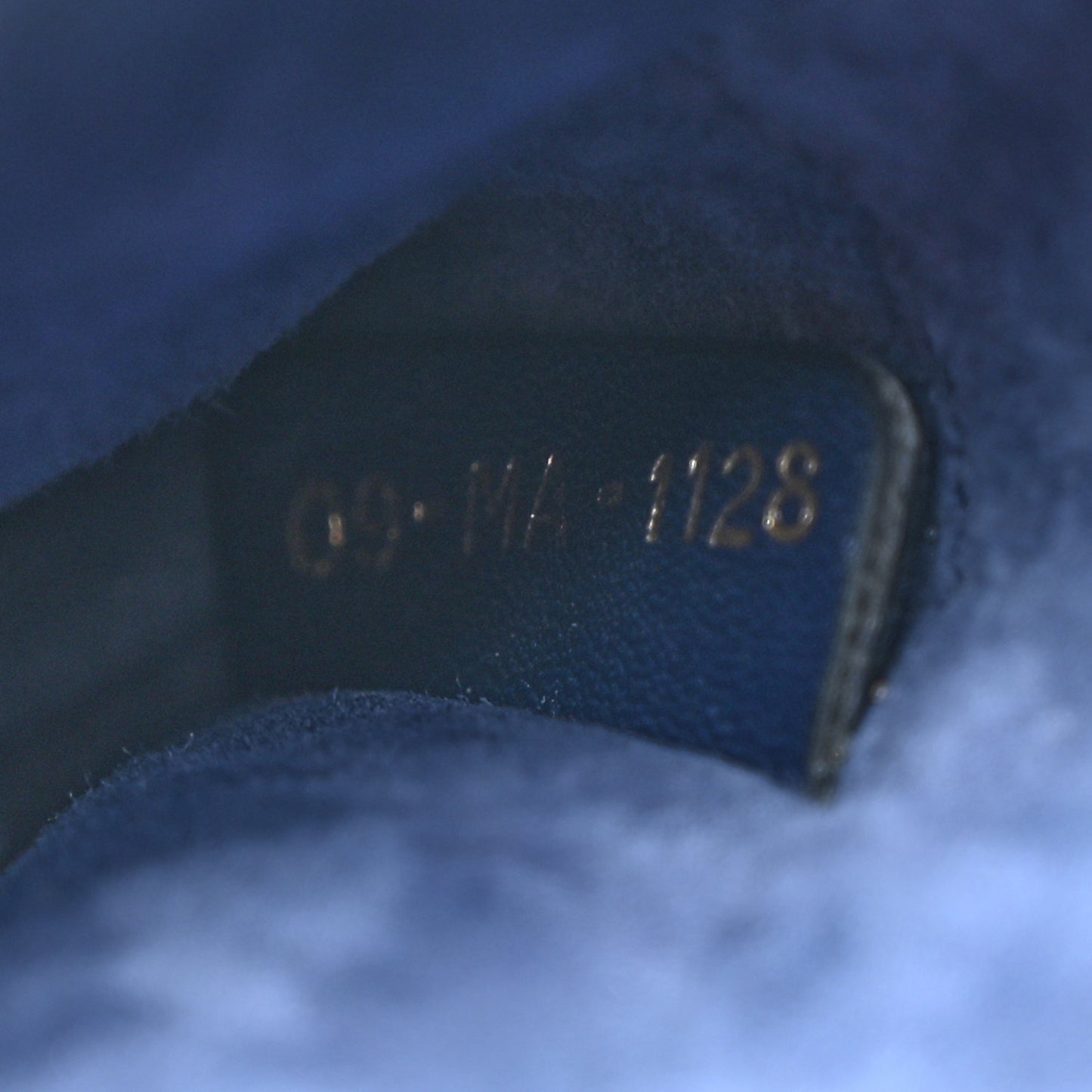 Calfskin Mini Saddle Bag Blue