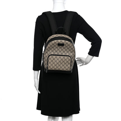 Gucci GG Supreme Monogram Small Eden Day Backpack Black 2 of 9