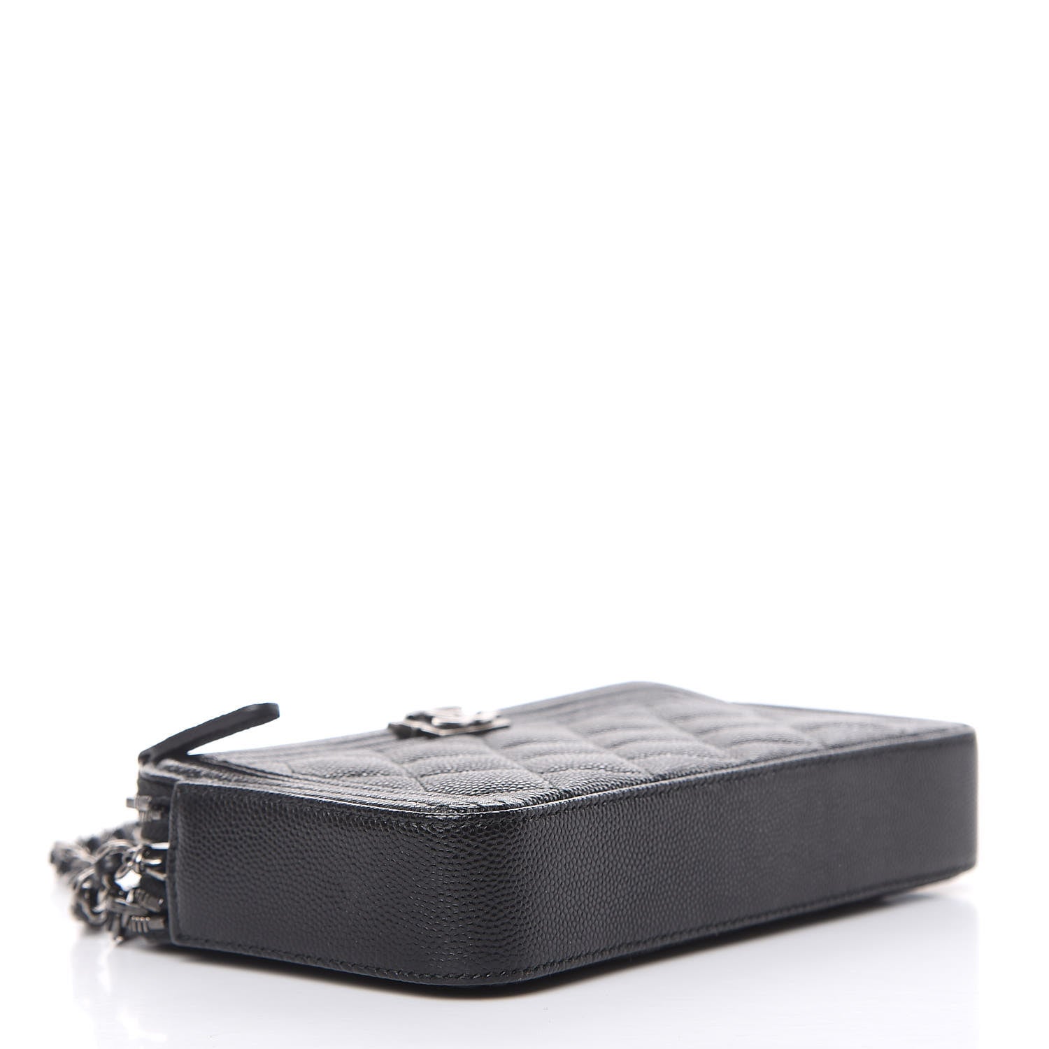 Chanel Caviar Quilted Small Boy Clutch With Chain Black 4 of 11
