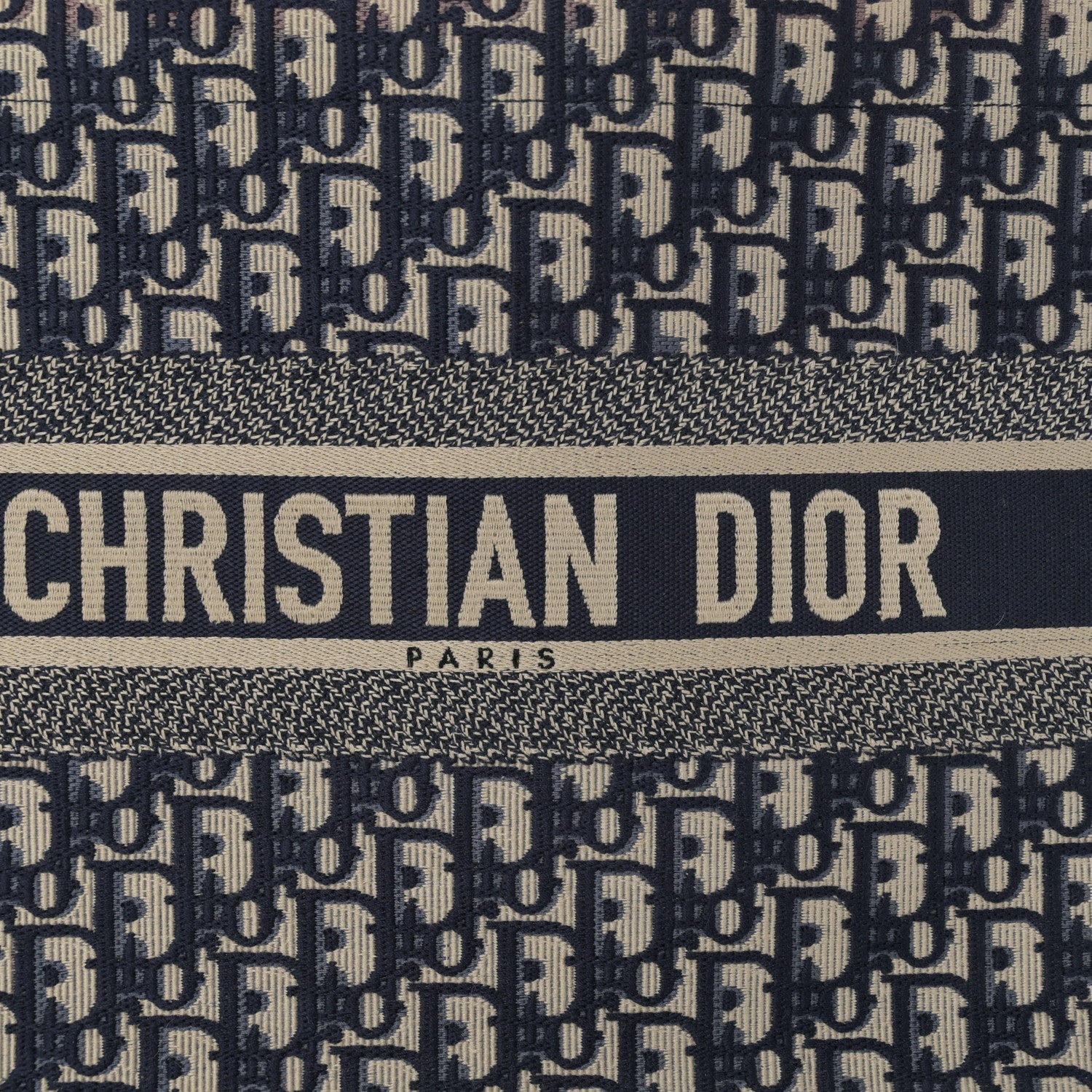 Christian Dior Oblique Medium Book Tote Blue Multicolor 8 of 13