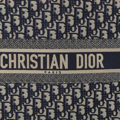 Christian Dior Oblique Medium Book Tote Blue Multicolor 8 of 13