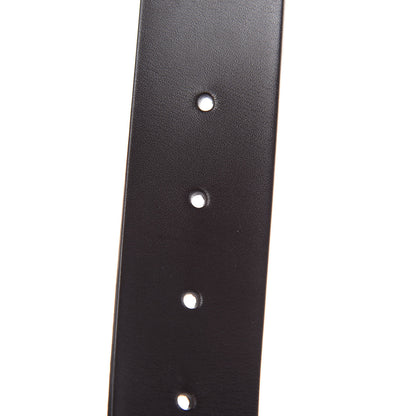 Gucci Selleria Calfskin Nickel Interlocking G 37mm Belt 100 40 Cocoa 8 of 9