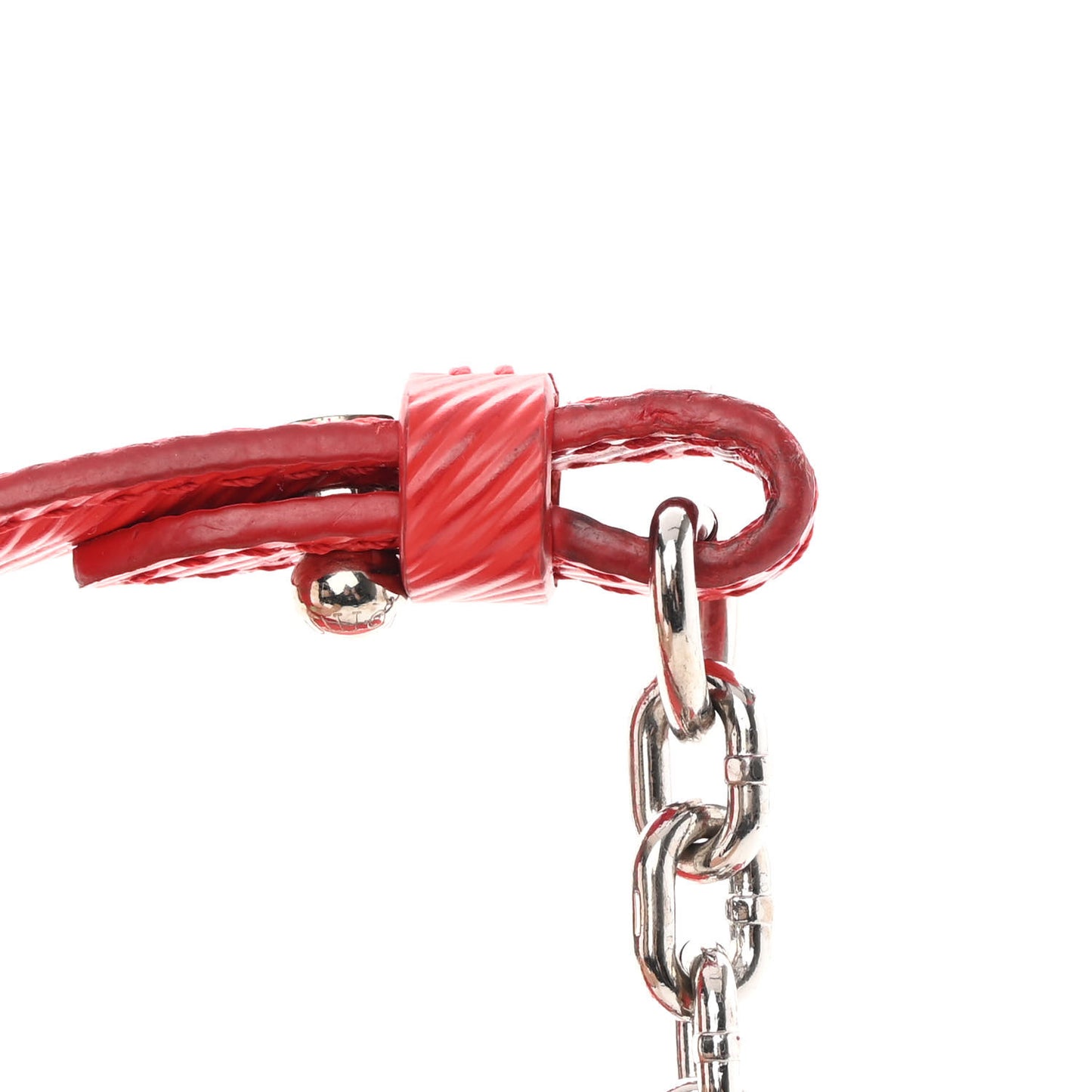 Epi Twist Shoulder Bag MM Coquelicot