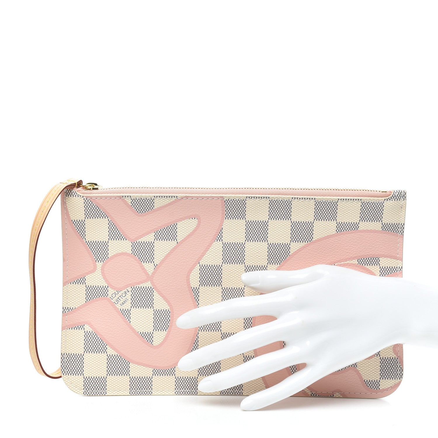 Louis Vuitton Damier Azur Tahitienne Neverfull MM GM Pochette 2 of 6