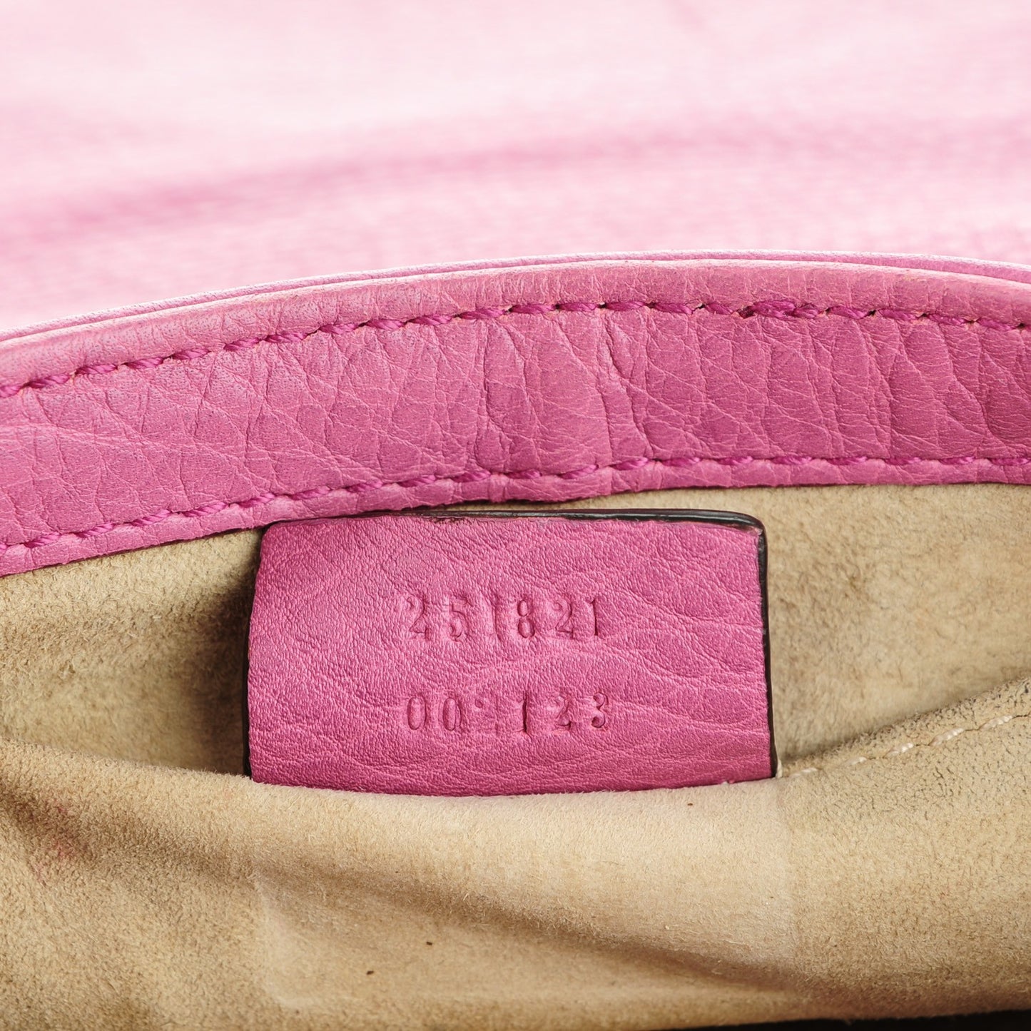 Pebbled Calfskin Small 1973 Chain Shoulder Bag Peonia Flower
