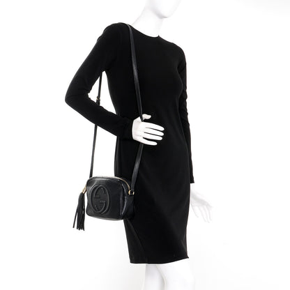 Gucci Pebbled Calfskin Small Soho Disco Bag Black 2 of 7