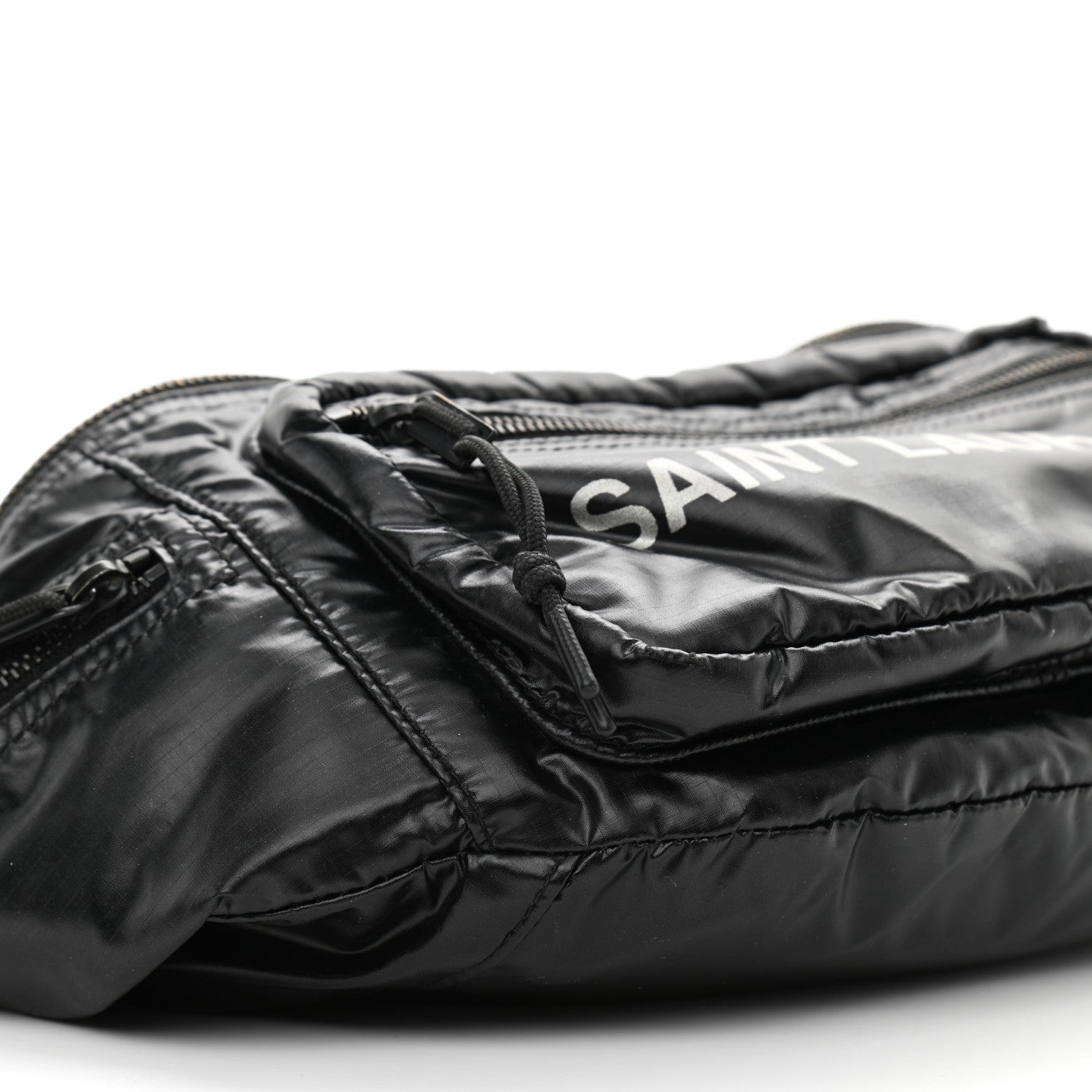 Saint Laurent Nylon Logo Nuxx Body Belt Bag Black 9 of 10