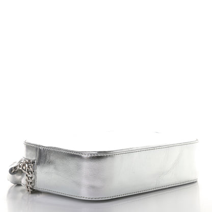 Jimmy Choo Metallic Calfskin Athini Camera Bag Silver 4 of 13
