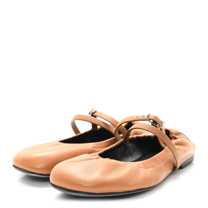 Hermes Nappa Jolly Ballet Flats 37 Naturel 4 of 10