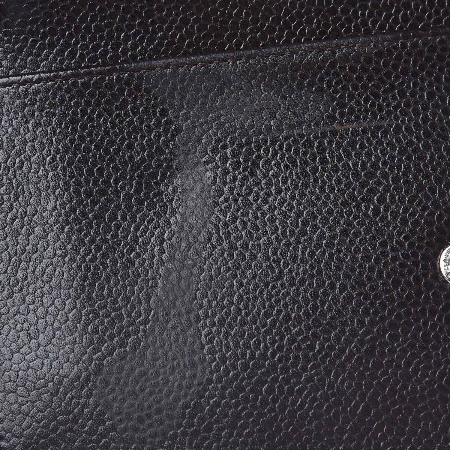 Chanel Caviar Timeless CC Wallet On Chain WOC Dark Brown 12 of 18