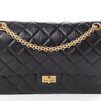 Chanel Aged Calfskin Quilted 2.55 Reissue 226 Flap Black 7 of 9