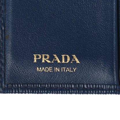 Prada Vitello Move Bi-Fold Wallet Bleuette 6 of 7