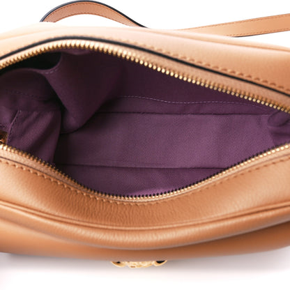 Versace Grained Calfskin Medusa Camera Bag Brown 5 of 12