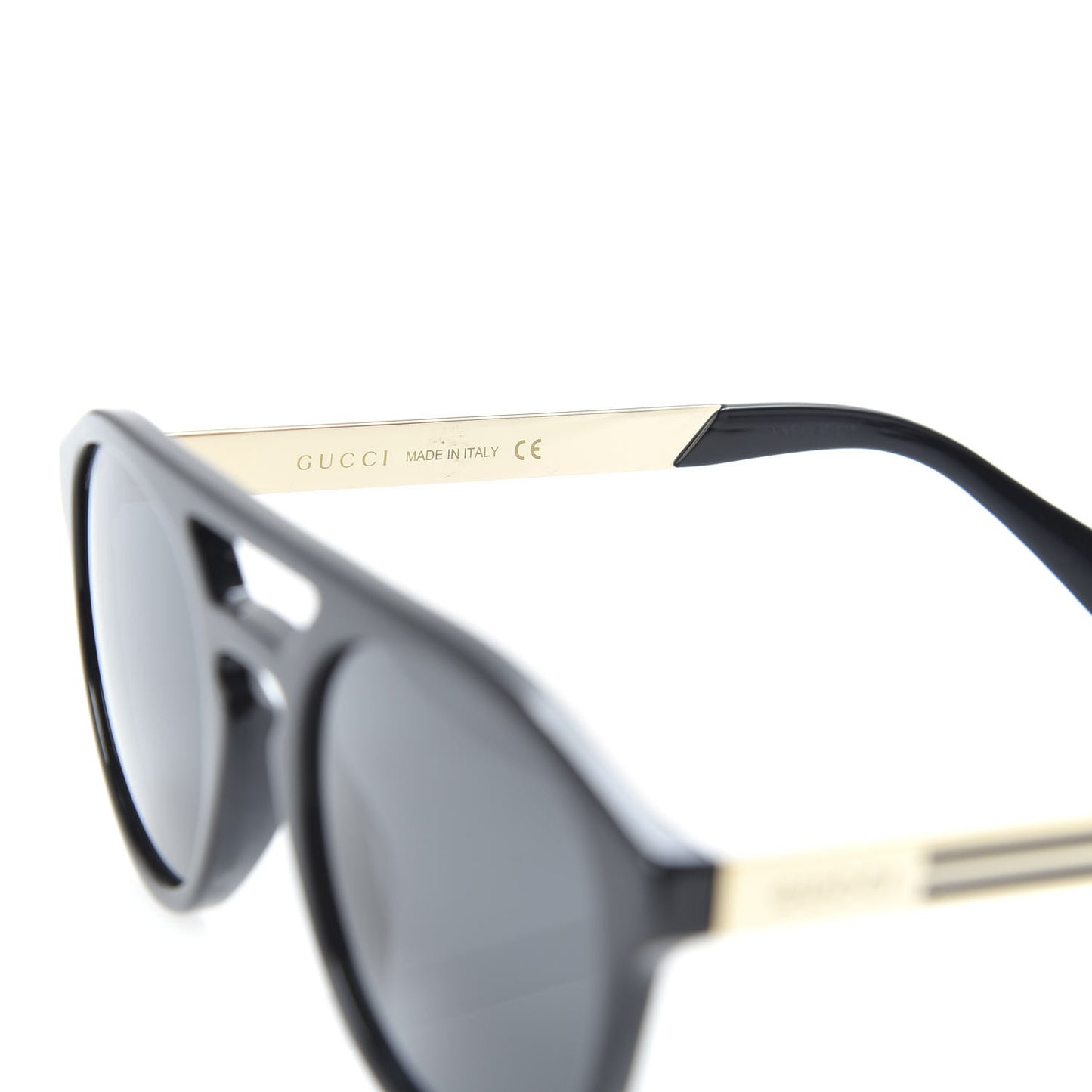 Acetate Mens Sunglasses GG0689S Black Gold