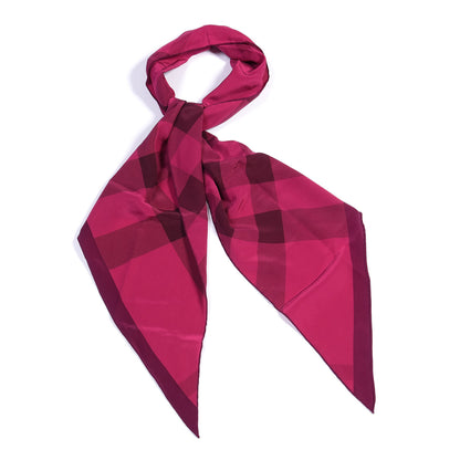 Burberry Silk Check Slim Scarf Pink 3 of 3