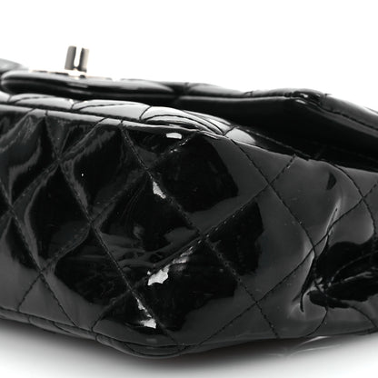 Chanel Patent Calfskin Quilted Mini Rectangular Flap Black 12 of 15