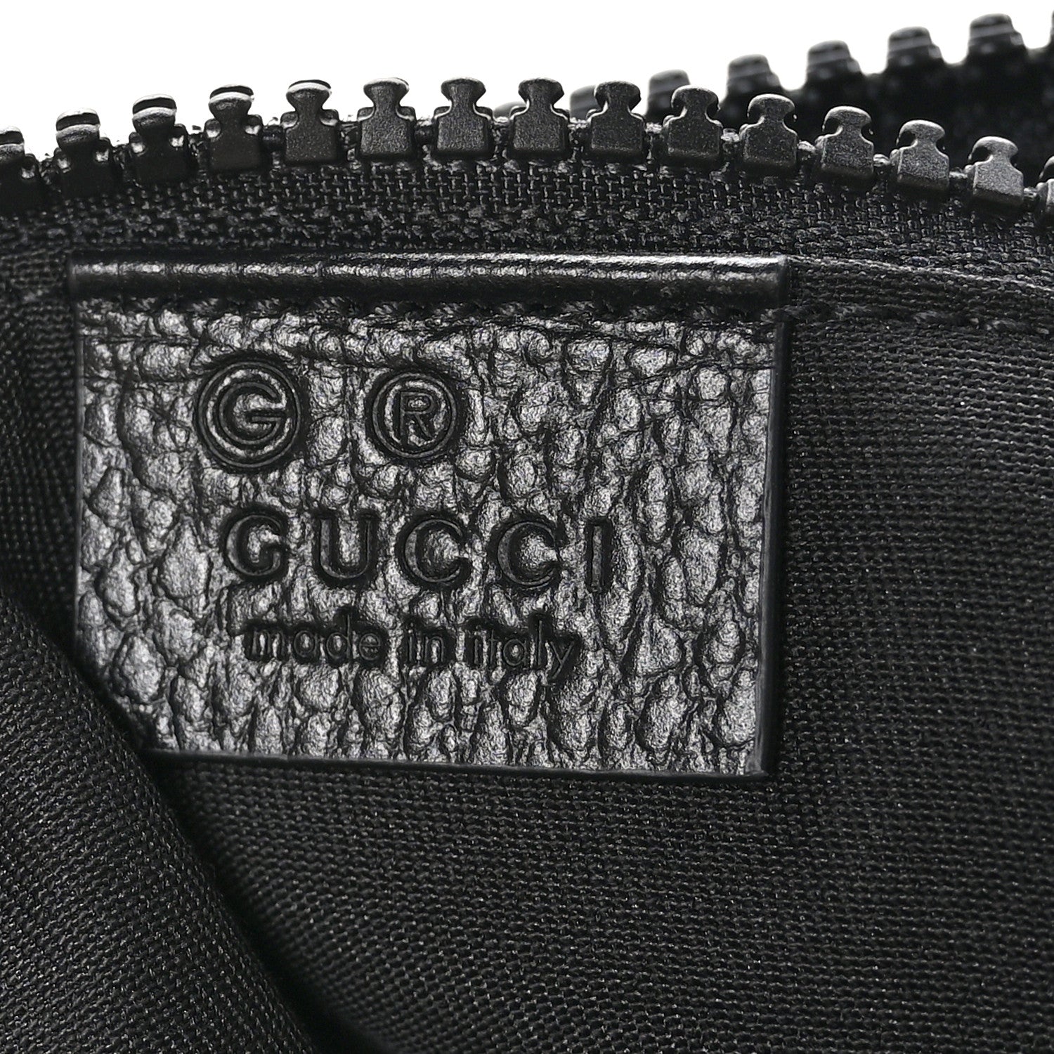 Gucci Nylon Monogram Small Flat Messenger Bag Black 7 of 10