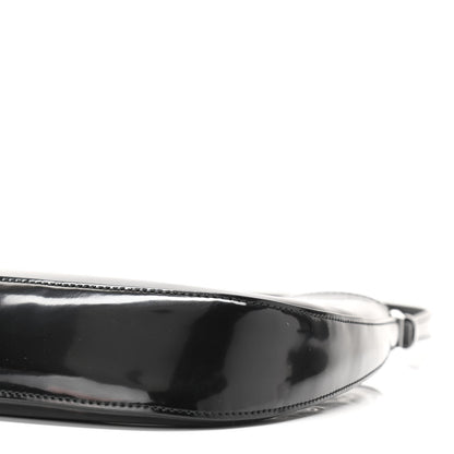 Prada Spazzolato Cleo Shoulder Bag Black 9 of 10
