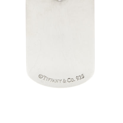 Tiffany Sterling Silver 1837 Dog Tag Pendant Necklace 4 of 4