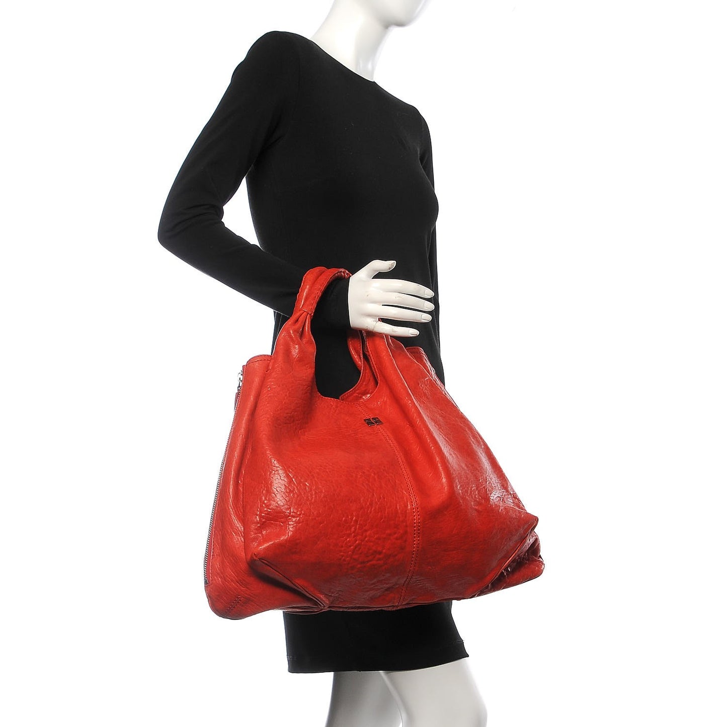 Lambskin Shoulder Bag Red