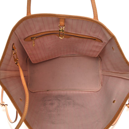 Louis Vuitton Damier Azur Neo Neverfull MM Rose Ballerine 6 of 12