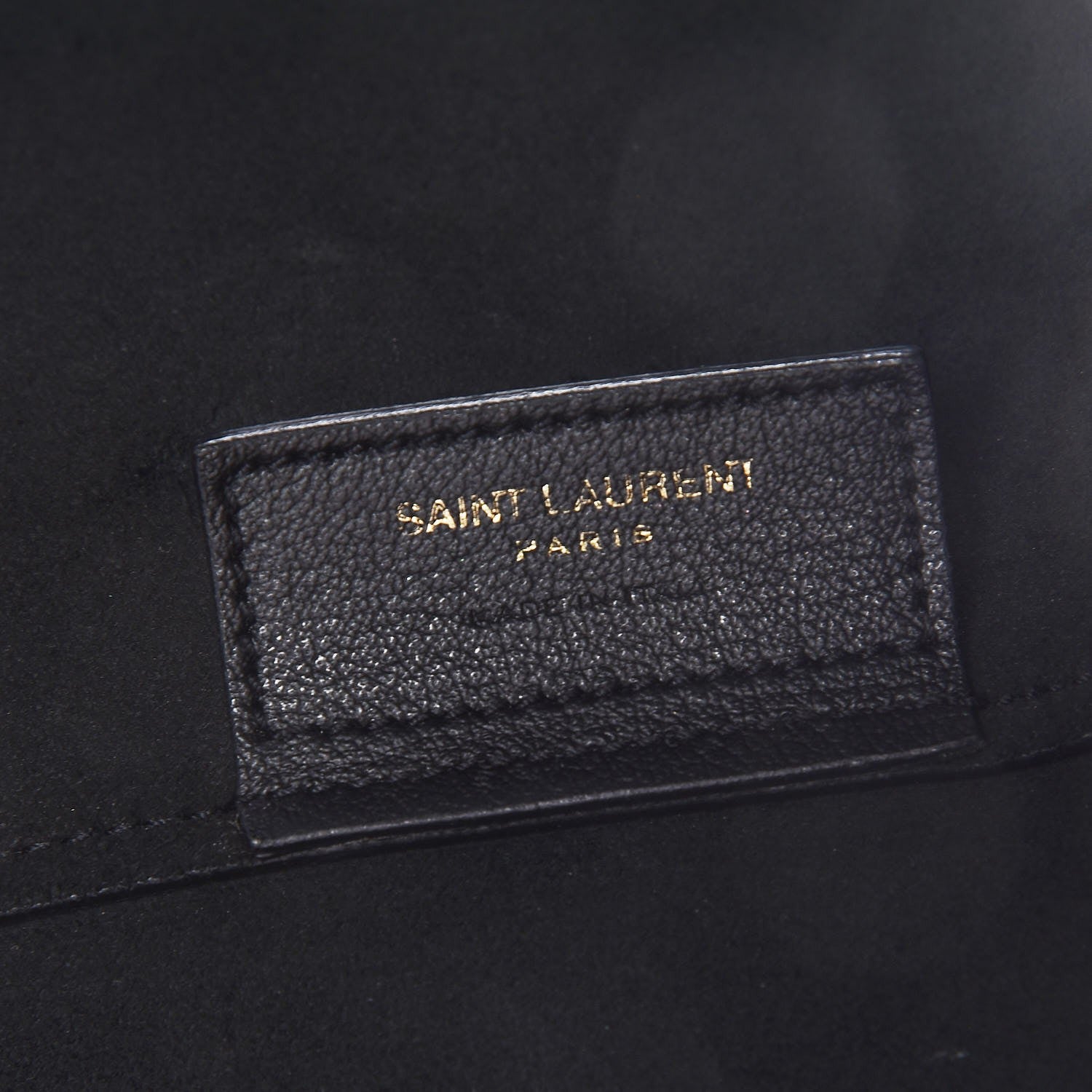 Saint Laurent Calfskin Large Shopping Tote Black 8 of 9