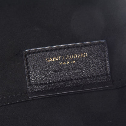 Saint Laurent Calfskin Large Shopping Tote Black 8 of 9