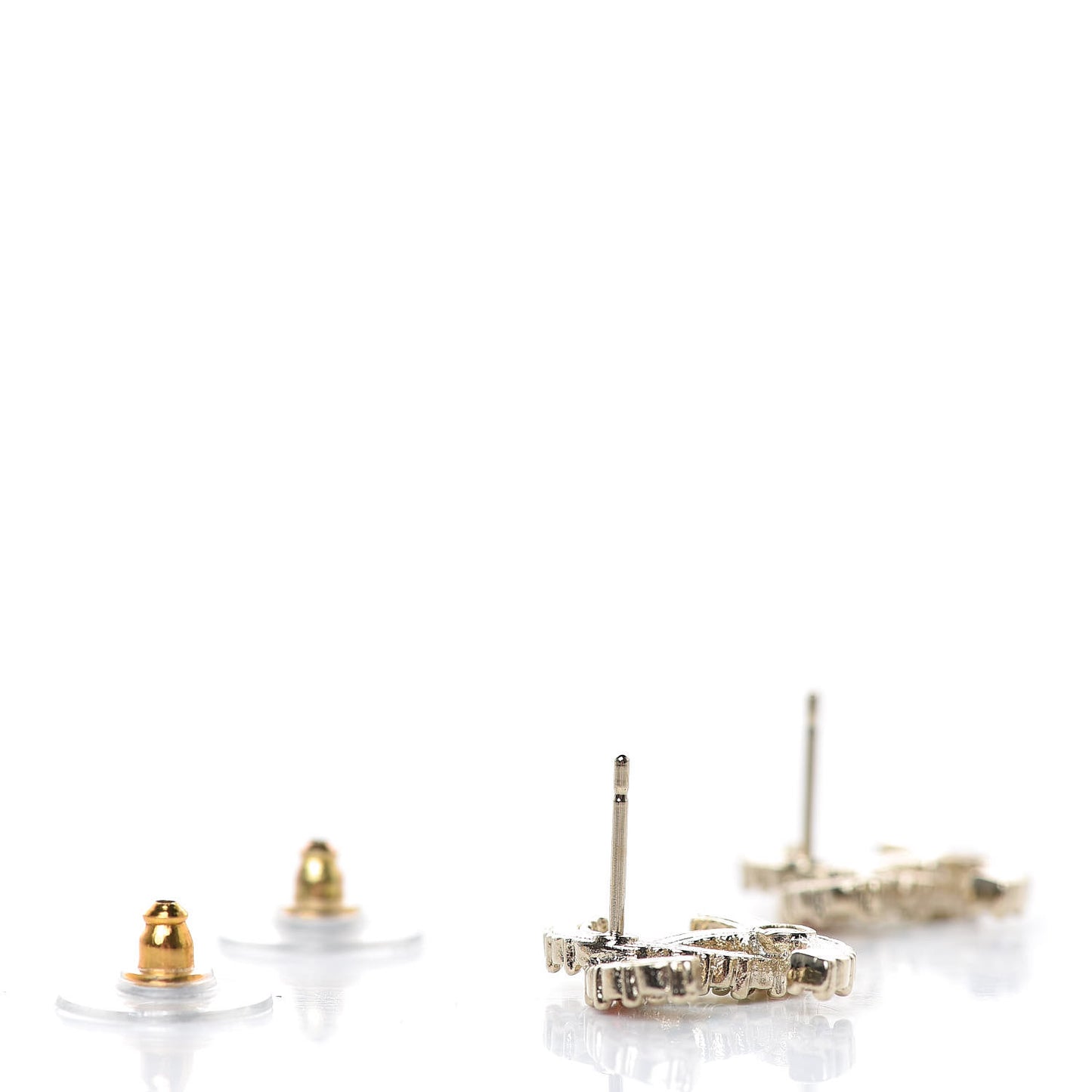 Crystal Over The Rainbow CC Earrings Gold Multicolor