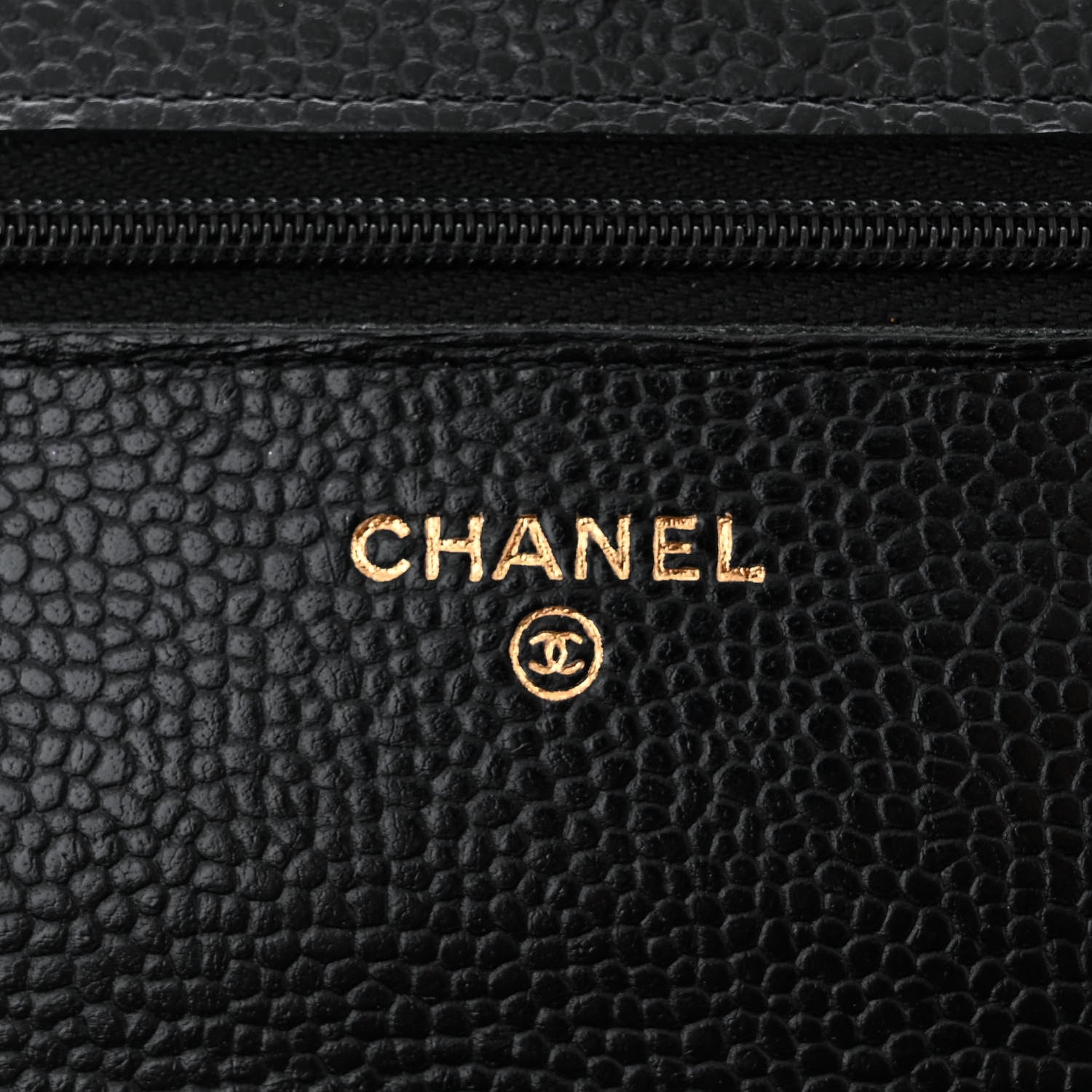 Chanel Caviar Quilted Wallet on Chain WOC Black 6 of 12