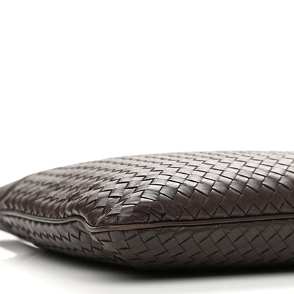 Bottega Veneta Nappa Intrecciato Flat Shoulder Bag Ebano 8 of 12