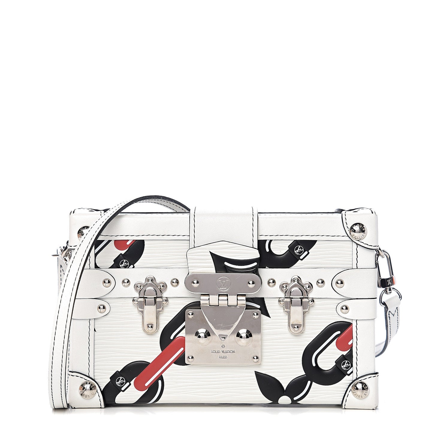 Epi Petite Malle White