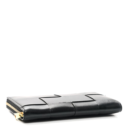 Bottega Veneta Nappa Maxi Intrecciato Zip Wallet Black 4 of 6