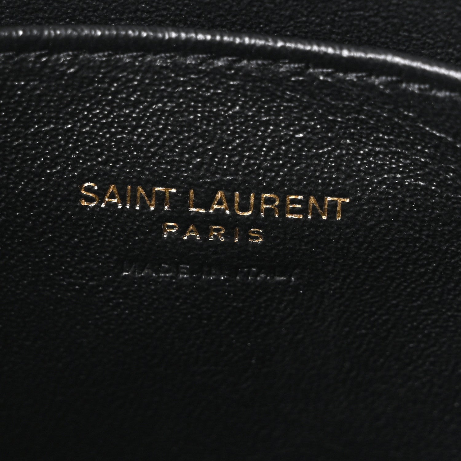 Saint Laurent Calfskin Monogram Baby Cabas Black 6 of 10