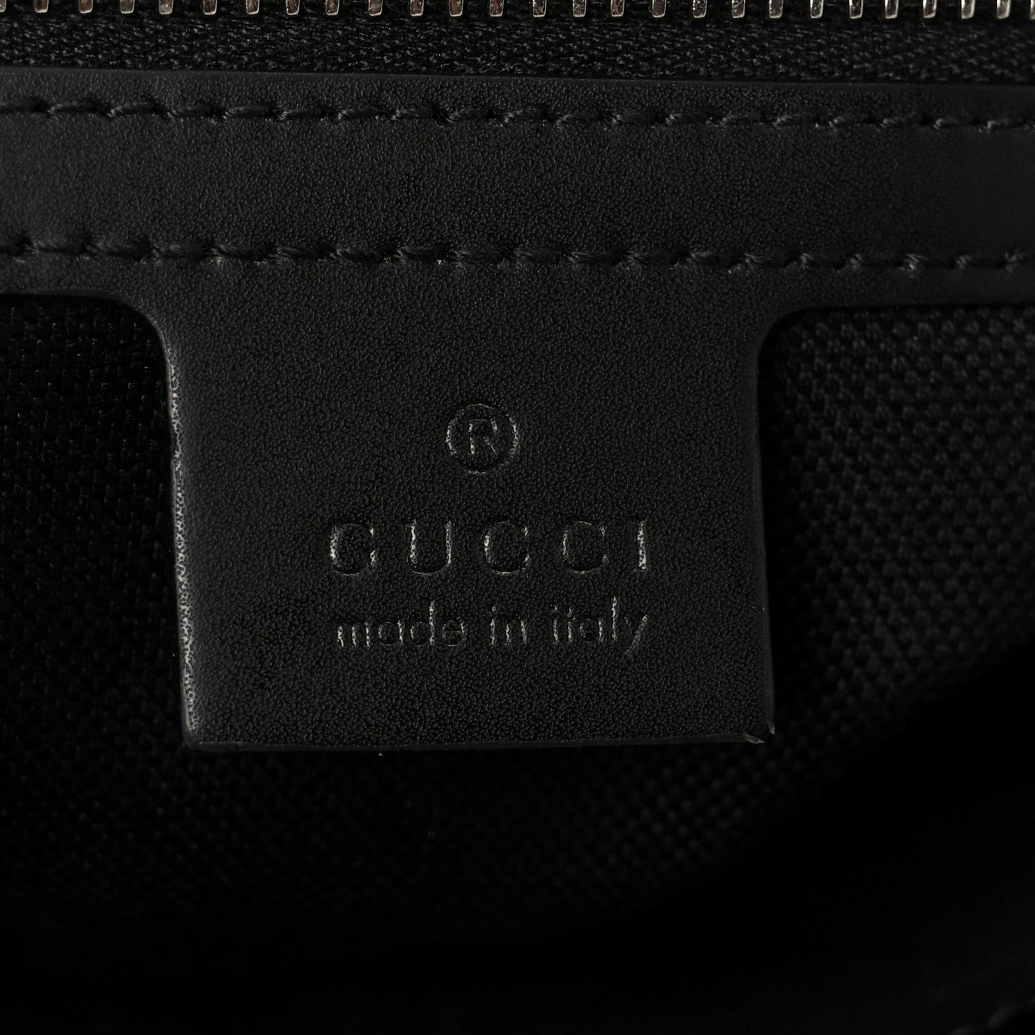 Gucci GG Supreme Monogram Appia Calfskin Web Flat Messenger Bag Black Grey 6 of 12