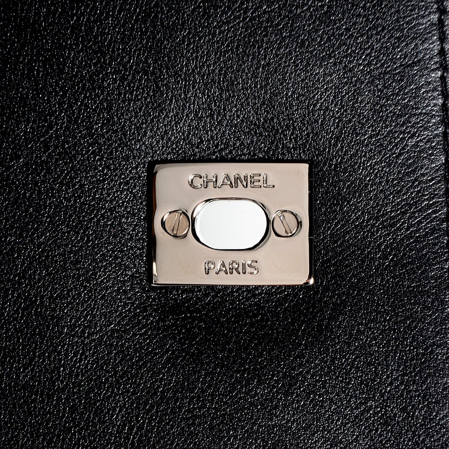 Calfskin Quilted In the Business Flap Bag Black