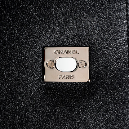 Chanel Calfskin Quilted In the Business Flap Bag Black 9 of 9
