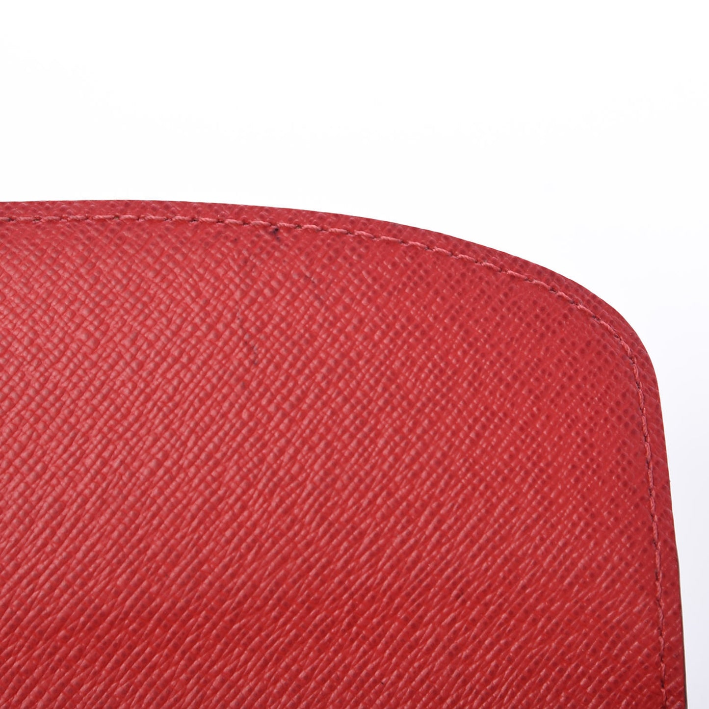 Damier Ebene Emilie Wallet Red