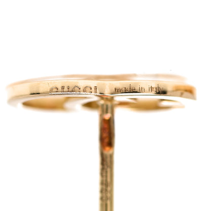 Gucci 18K Yellow Gold GG Tissue Stud Earrings 3 of 6