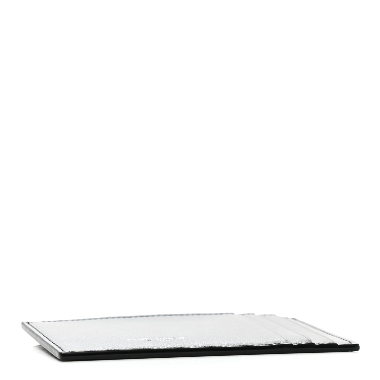Smooth Calfskin Card Case Black