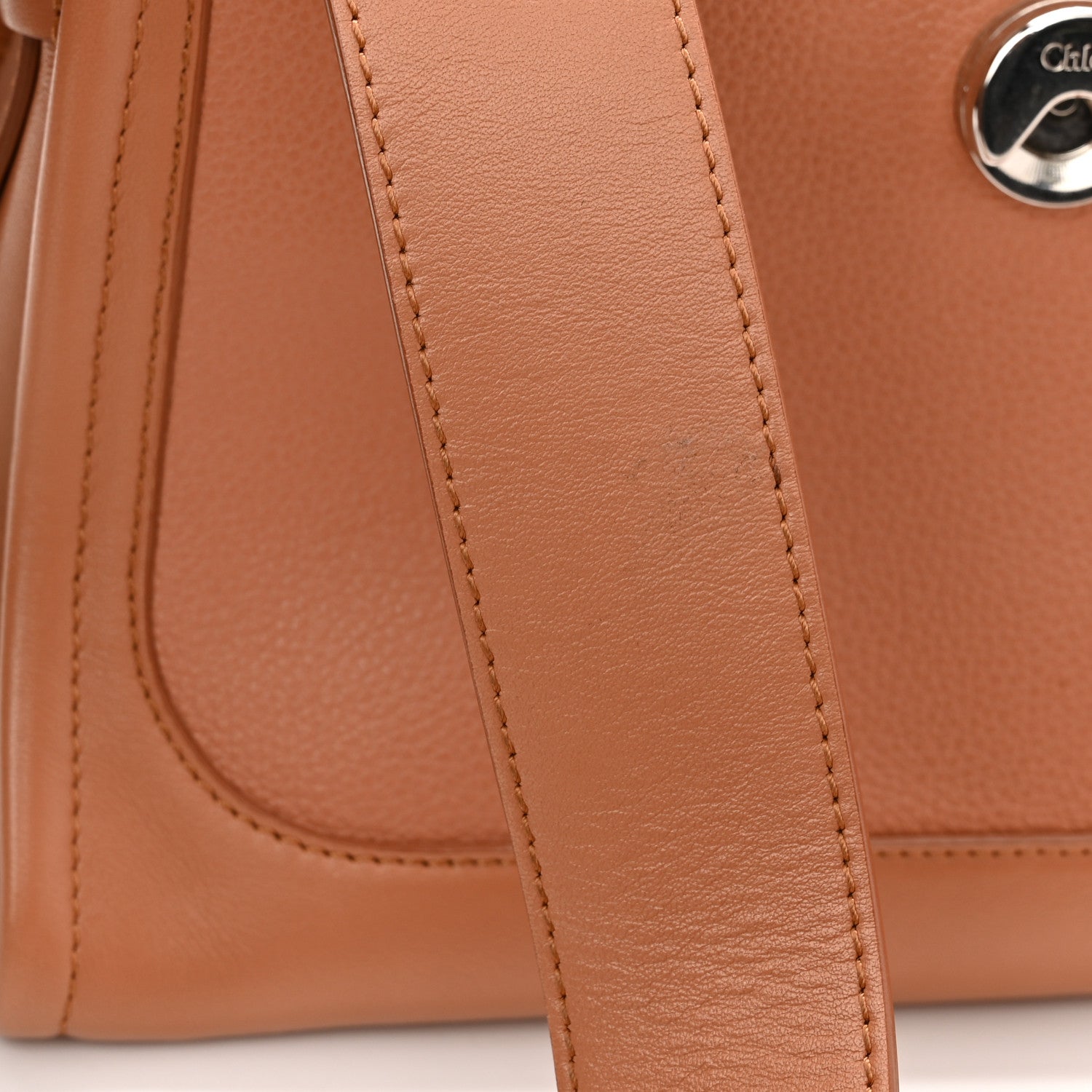 Chloe Calfskin Small Tess Day Bag Muted Brown 15 of 16