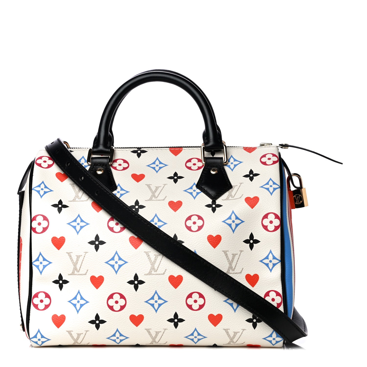 Louis Vuitton Game On Speedy Bandouliere 25 White 1 of 12