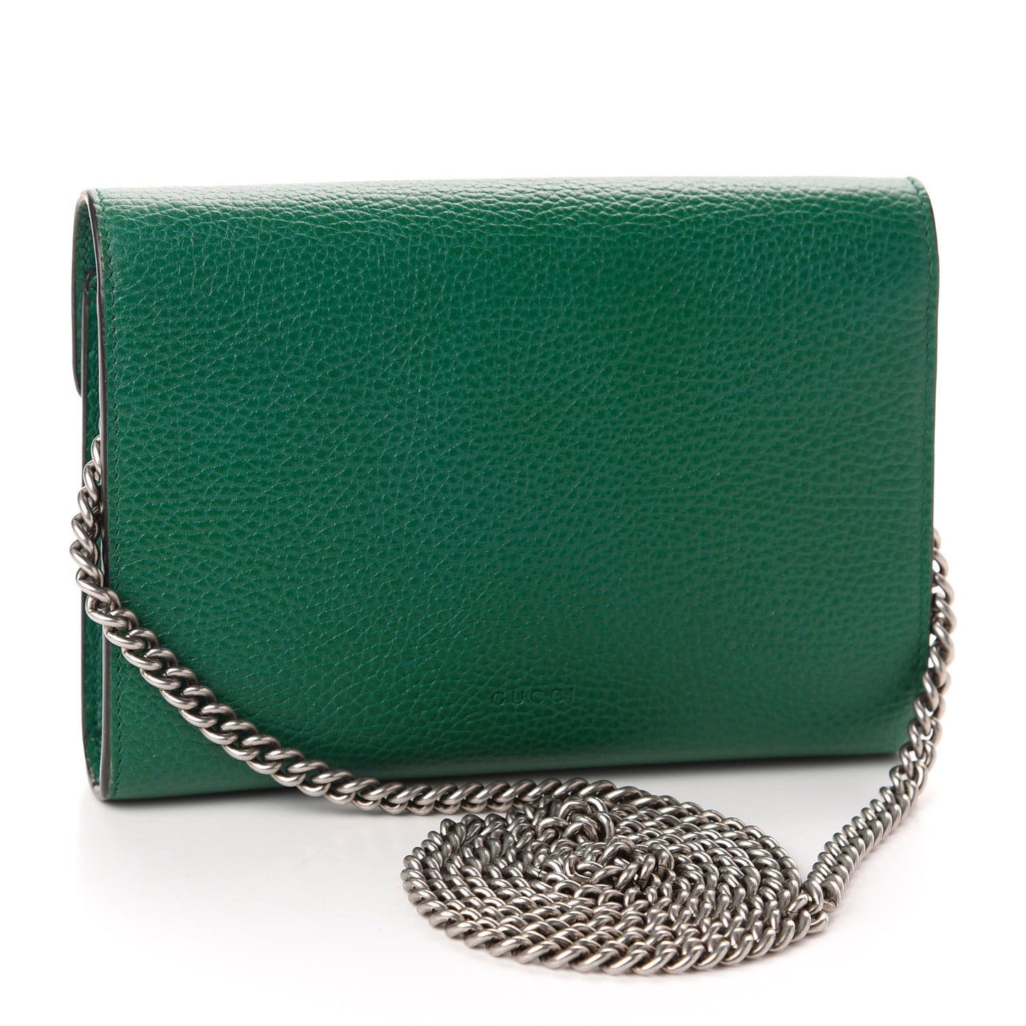 Calfskin Mini Dionysus Chain Wallet Emerald