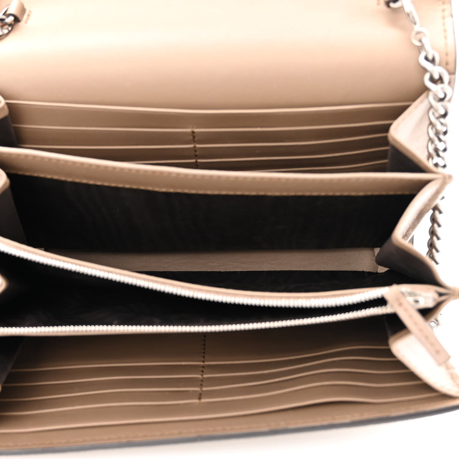 Gucci GG Supreme Monogram Mini Dionysus Chain Wallet Beige Taupe 5 of 12